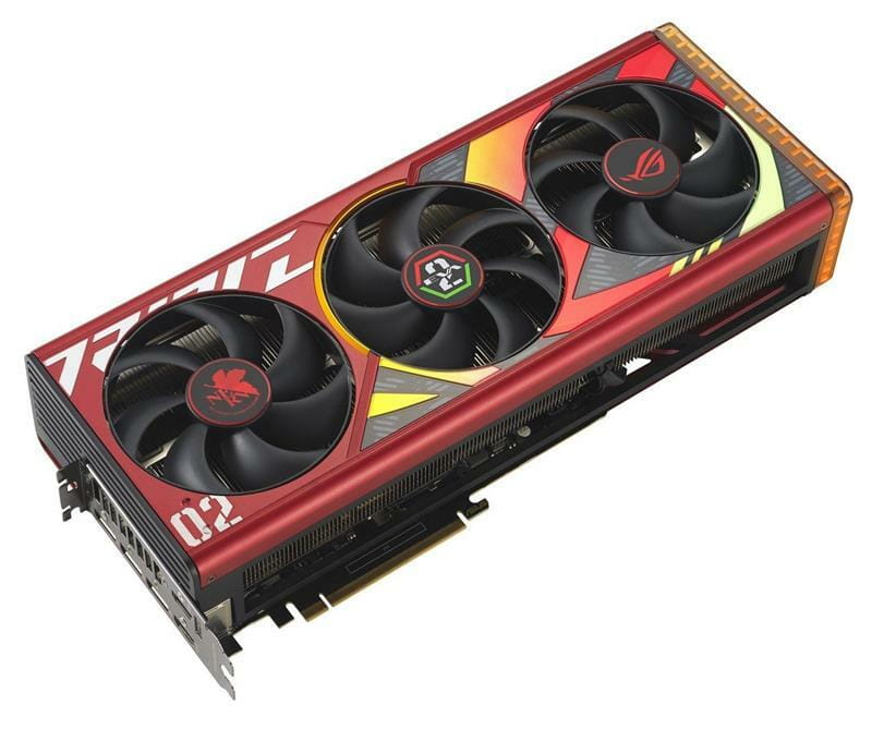 Видеокарта GF RTX 4090 24GB GDDR6X ROG Strix OC EVA-02 Edition Asus (ROG-STRIX-RTX4090-O24G-EVA-02-EDITION)