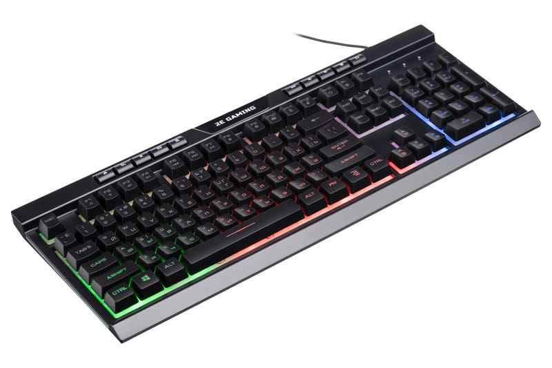 Клавиатура 2E Gaming KG300UB LED Ukr Black (2E-KG300UB)