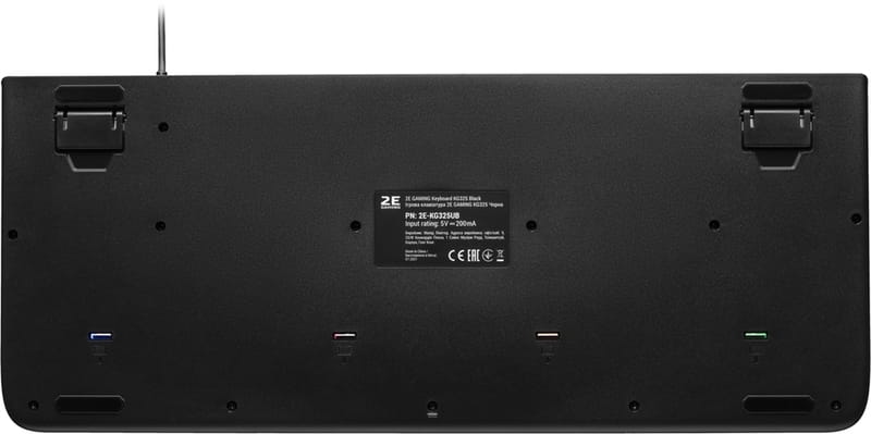Клавиатура 2E Gaming KG325UB LED Ukr Black (2E-KG325UB)