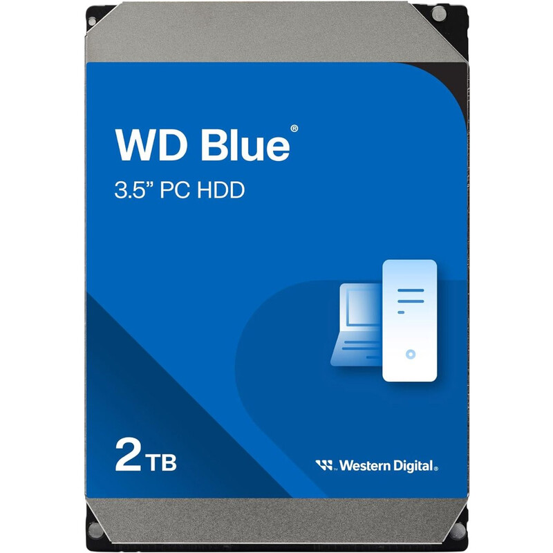 Накопитель HDD SATA 2.0TB WD Blue 5400rpm 64MB (WD20EARZ)