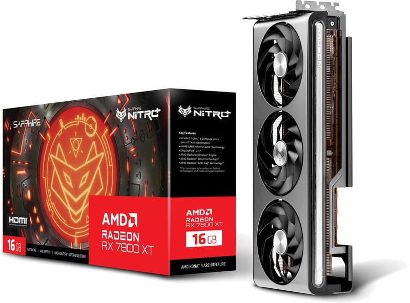 Видеокарта AMD Radeon RX 7800 XT 16GB GDDR6 Nitro+ Sapphire (11330-01-20G)