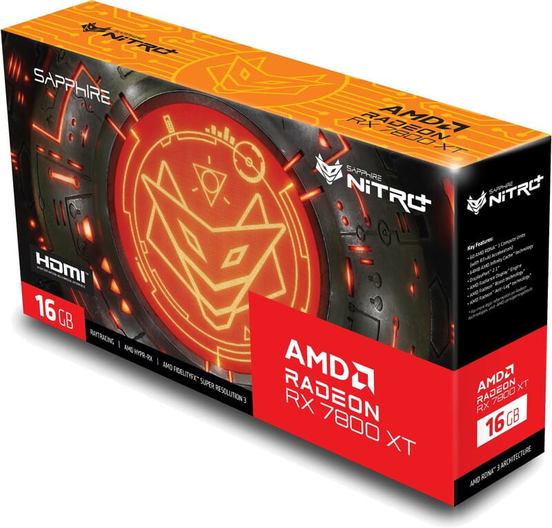 Видеокарта AMD Radeon RX 7800 XT 16GB GDDR6 Nitro+ Sapphire (11330-01-20G)