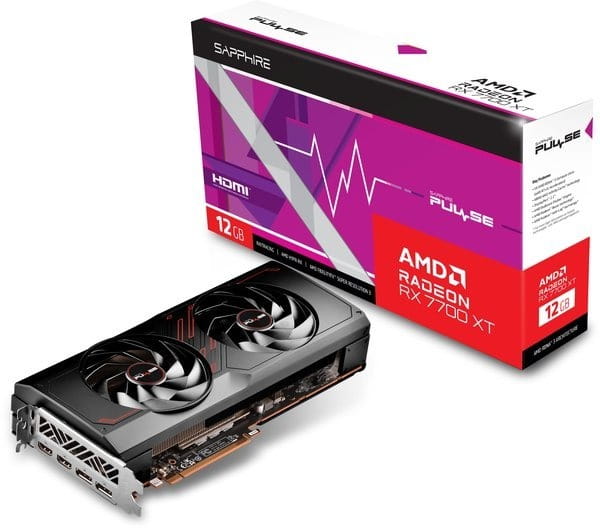 Відеокарта AMD Radeon RX 7700 XT 12GB GDDR6 Pulse Gaming Sapphire (11335-04-20G)