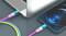 Фото - Кабель REAL-EL USB Type-C - Lightning (M/M), 1 м, Rainbow (EL123500054) | click.ua