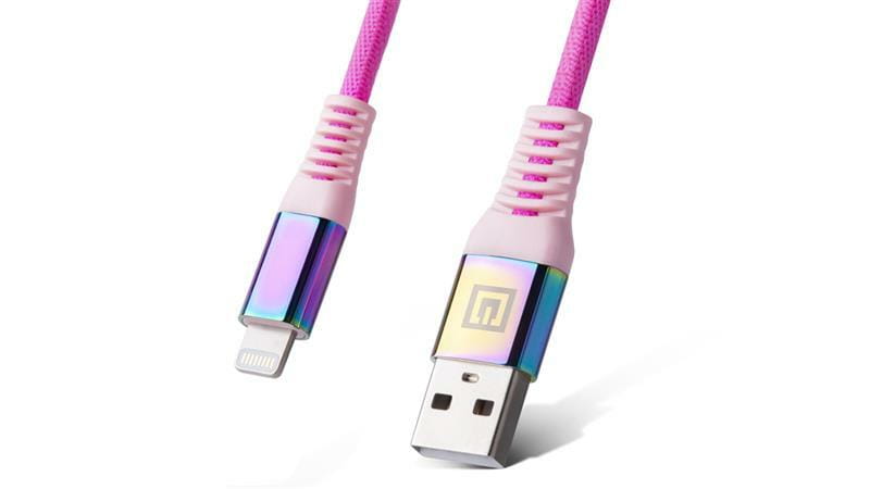 Кабель REAL-EL USB - Lightning (M/M), 1 м, Rainbow (EL123500051)