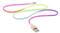 Фото - Кабель REAL-EL USB - Lightning (M/M), 1 м, Rainbow (EL123500051) | click.ua