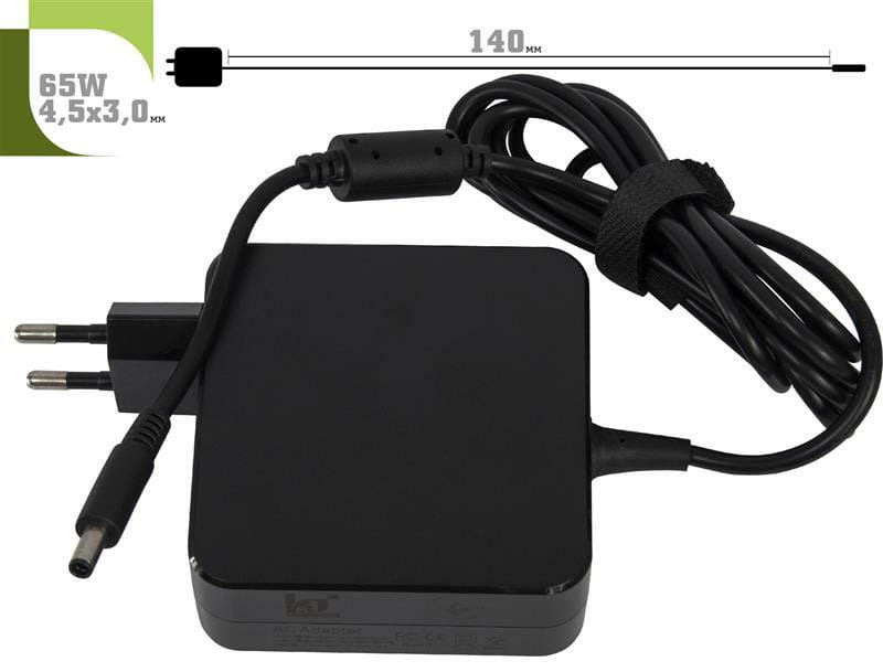 Блок живлення 1StCharger для ноутбука Dell 19.5V 65W 3.34A 4.5х3.0мм Wall Mount (WM1ST19.5V65W4530D)