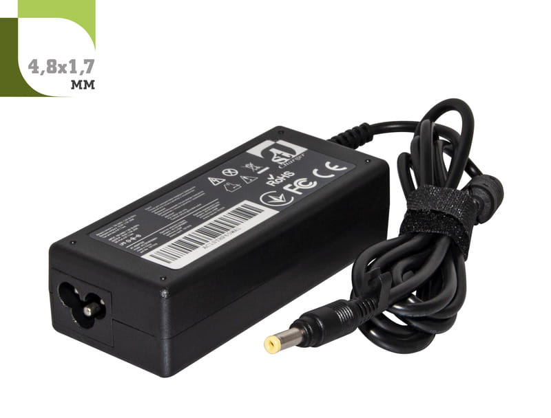 Блок питания 1StCharger для ноутбука HP 18.5V 65W 3.5A 4.8х1.7мм (AC1STHP65WA1)