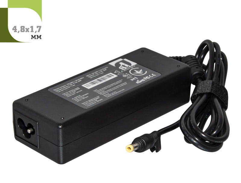 Блок живлення 1StCharger для ноутбука HP 19V 90W 4.74A 4.8х1.7мм (AC1STHP90WA2)