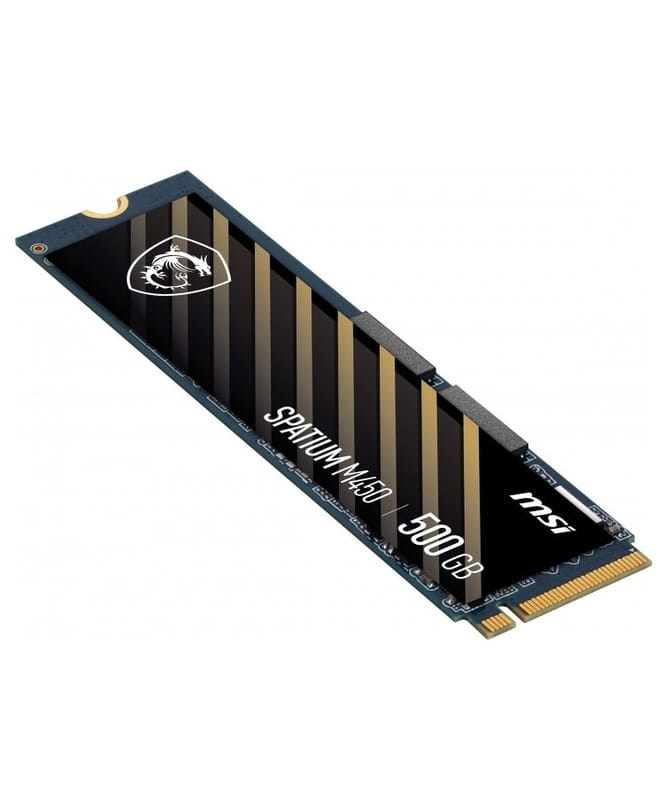 Накопичувач SSD  500GB MSI Spatium M450 M.2 2280 PCIe 4.0 x4 NVMe 3D NAND TLC (S78-440K220-P83)