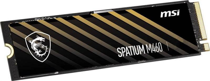 Накопитель SSD 1TB MSI Spatium M460 M.2 2280 PCIe 4.0 x4 NVMe 3D NAND TLC (S78-440L930-P83)