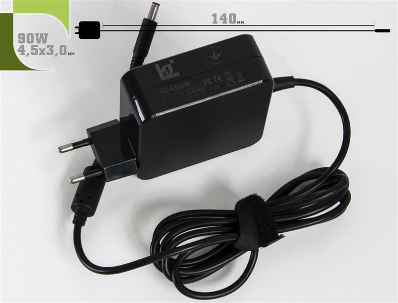 Блок питания 1StCharger для ноутбука Dell 19.5V 90W 4.62A 4.5х3.0мм Wall Mount (WM1ST19.5V90W4530D)