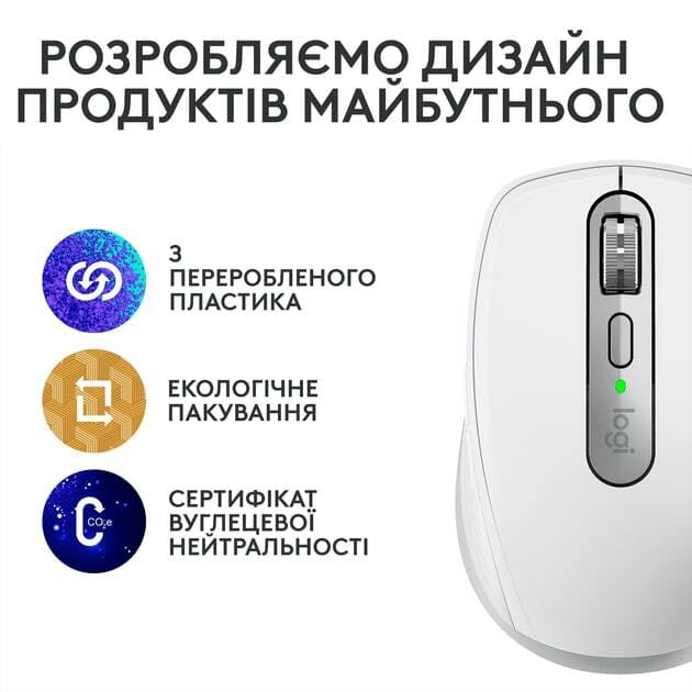 Миша бездротова Logitech MX Anywhere 3S Pale Grey (910-006930)