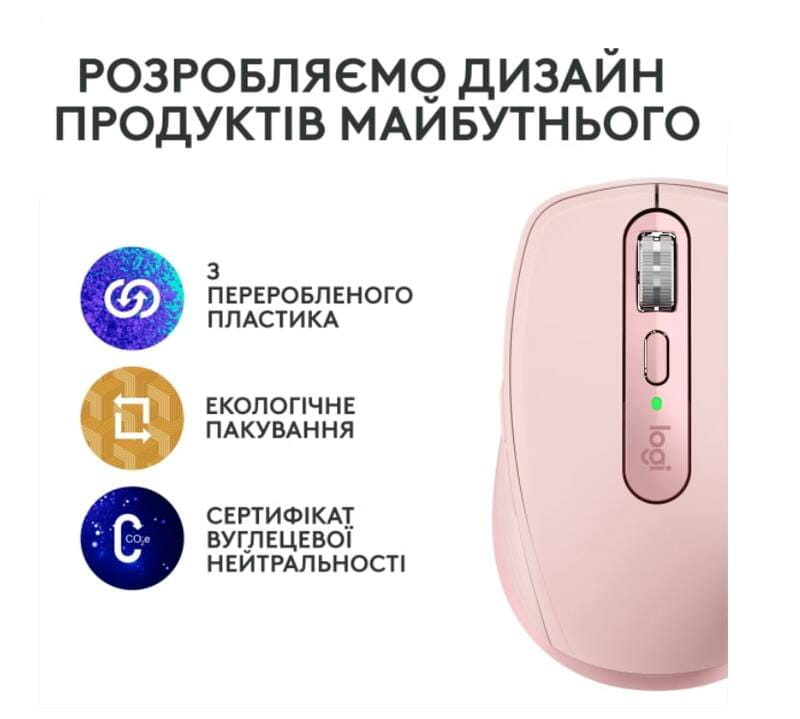 Миша бездротова Logitech MX Anywhere 3S Rose (910-006931)