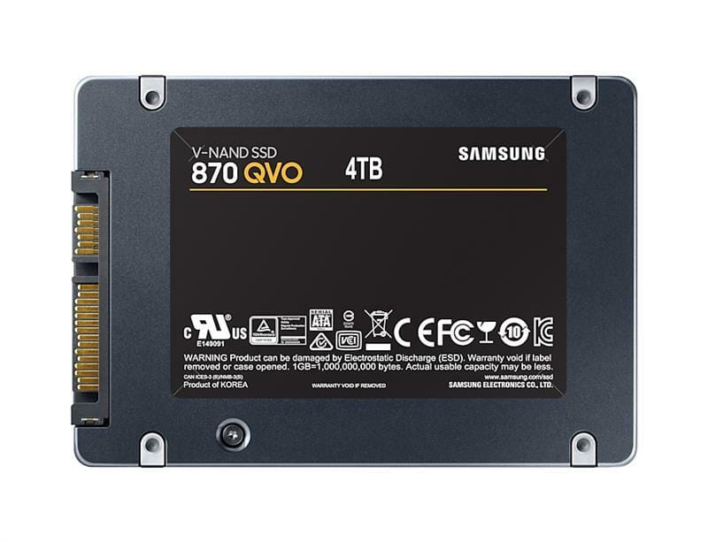 Накопитель SSD 4ТB Samsung 870 QVO 2.5" SATAIII V-NAND MLC (MZ-77Q4T0BW)