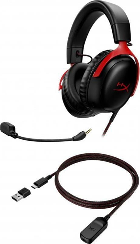 Гарнитура HyperX Cloud III Black/Red (727A9AA)