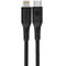 Фото - Кабель Promate PowerLink USB Type-C - Lightning (M/M), 1.2 м, Black (powerlink-120.black) | click.ua