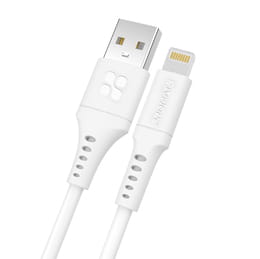 Кабель Promate PowerLink-Ai USB - Lightning (M/M), 1.2 м, White (powerlink-ai120.white)