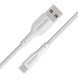 Кабель Promate xCord-AC USB - USB Type-C (M/M), 1 м, White (xcord-ac.white)