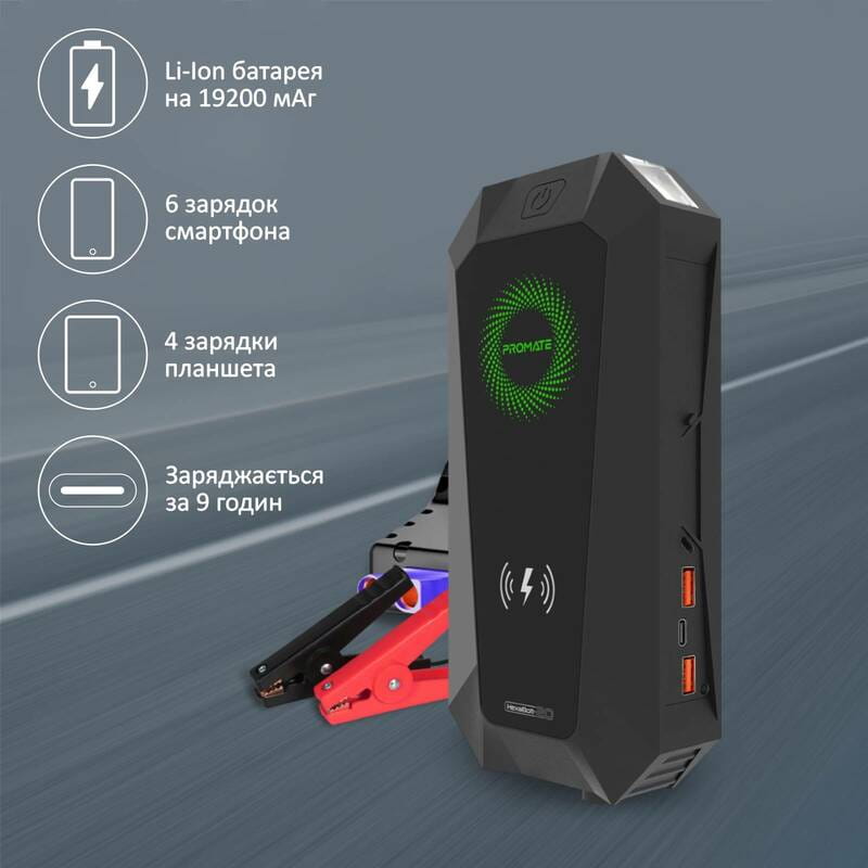Универсальная мобильная батарея Promate HexaBolt-20 Black 19200mAh