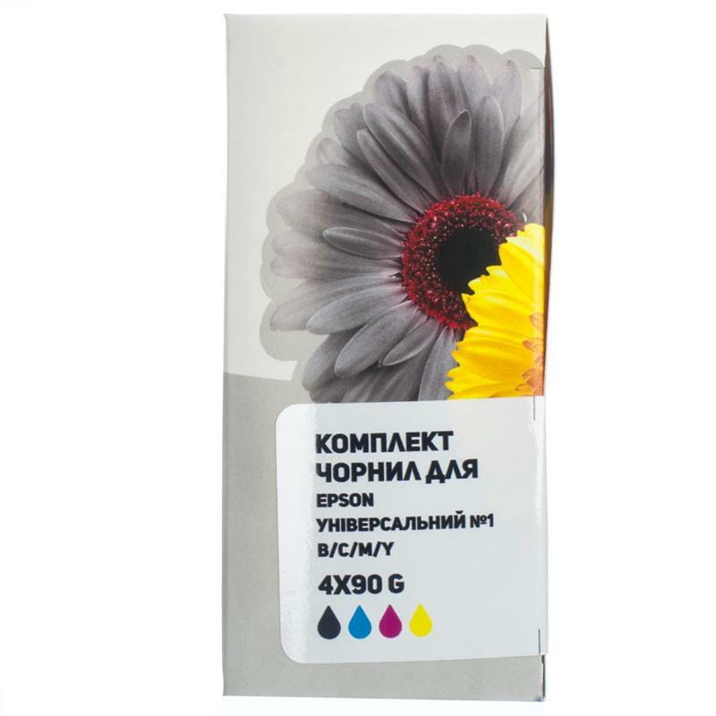 Комплект чернил Barva EPSON Универсальные №1 B/C/M/Y (EU1-090-MP) 4х90 г