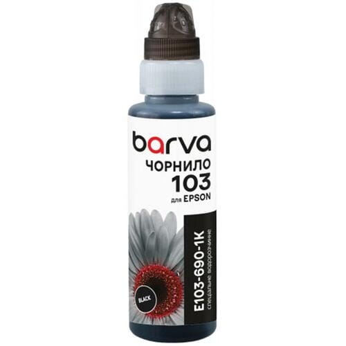 Photos - Inks & Toners Barva Чорнило  Epson 103 BK (Black)  флакон OneKey (1K), 100 м (E103-690-1K)