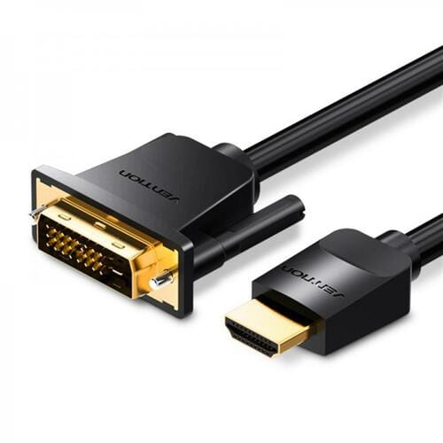 Фото - Кабель Vention   HDMI - DVI V 1.4 (M/M), 3 м, чорний  ABFBI (ABFBI)