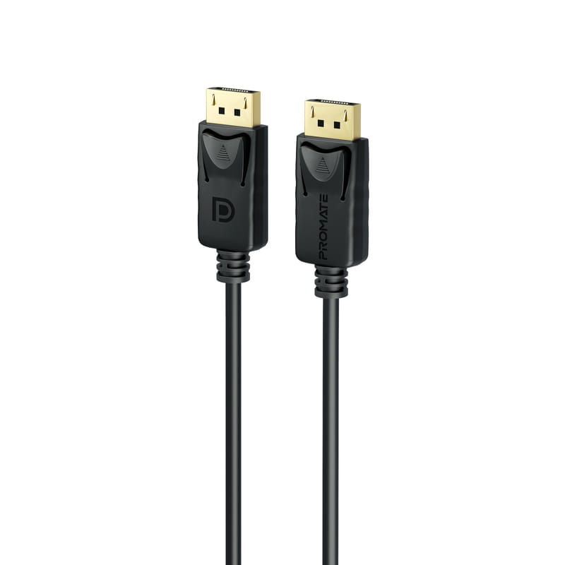 Кабель Promate DPLink DisplayPort - DisplayPort V 1.4 (M/M), 1.2 м, Black (dplink-120.black)