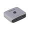 Фото - Двонаправлений комутатор відеосигналу Promate HDMI - 2xHDMI V 2.0 (F/F) (switch-hdmi.silver) | click.ua