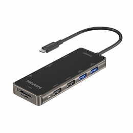 USB-хаб Promate PrimeHub USB Type-С 7-в-1 (primehub-go.grey)
