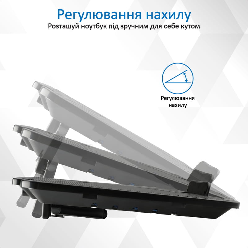 Охлаждающая подставка для ноутбука Promate AirBase-1 Black