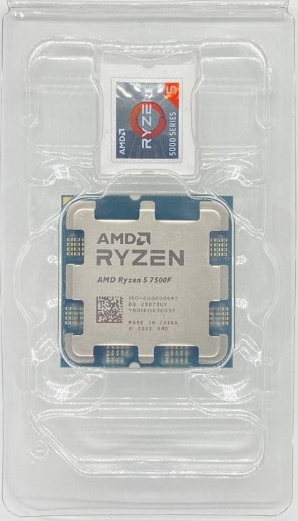 Процесор AMD Ryzen 5 7500F (3.7GHz 32MB 65W AM5) Tray (100-000000597)