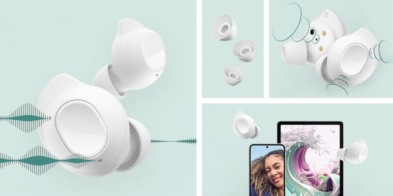 Bluetooth-гарнитура Samsung Galaxy Buds FE SM-R400 White (SM-R400NZWASEK)
