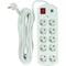 Фото - Фильтр питания PowerPlant YS-N6065/10 (EX610563) 10 розеток, 2xUSB, 10 м, евростандарт, белый | click.ua
