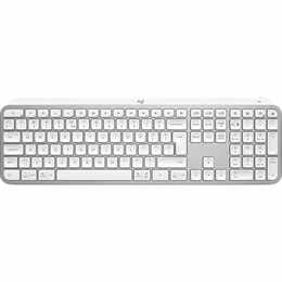 Клавiатура бездротова Logitech MX Keys S Pale Grey (920-011588)