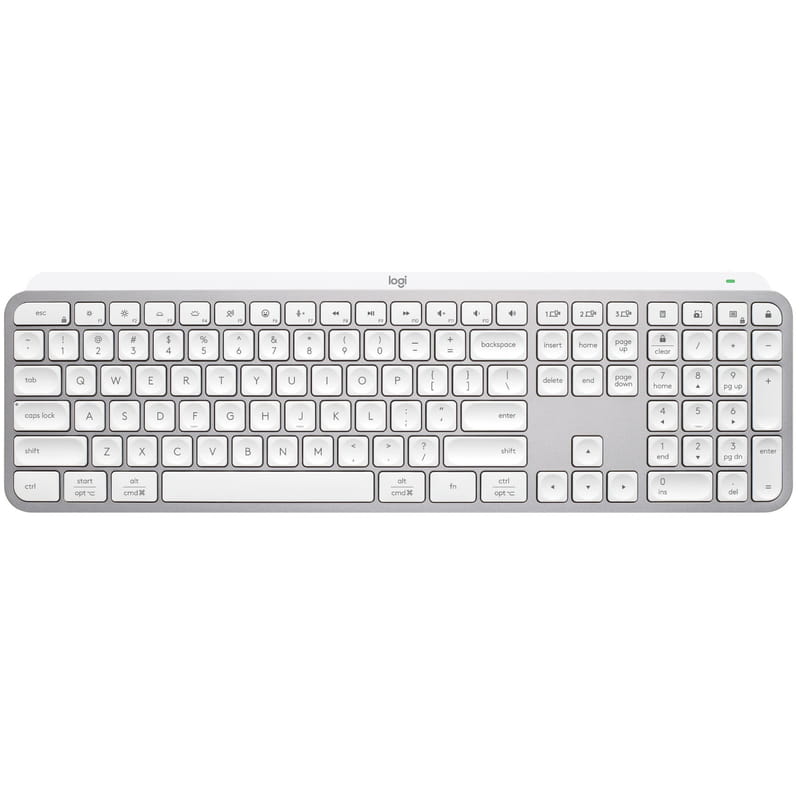 Клавиатура беспроводная Logitech MX Keys S Pale Grey (920-011588)