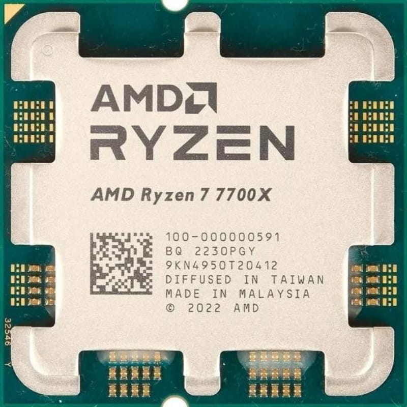 Процессор AMD Ryzen 7 7700X (4.5GHz 32MB 105W AM5) Tray (100-000000591)