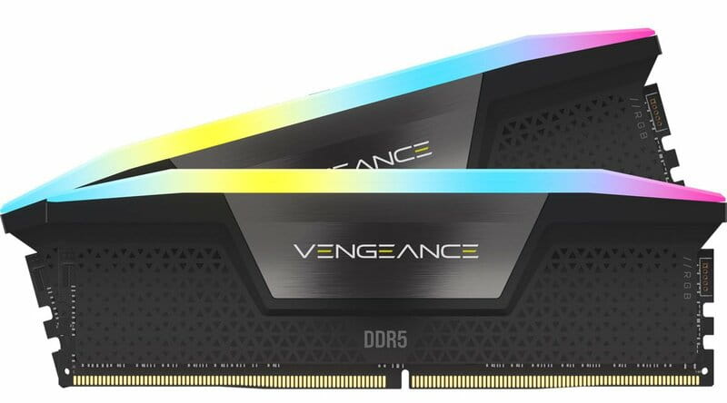 Модуль памяти DDR5 2x16GB/6400 Corsair Vengeance RGB Black (CMH32GX5M2B6400C36)