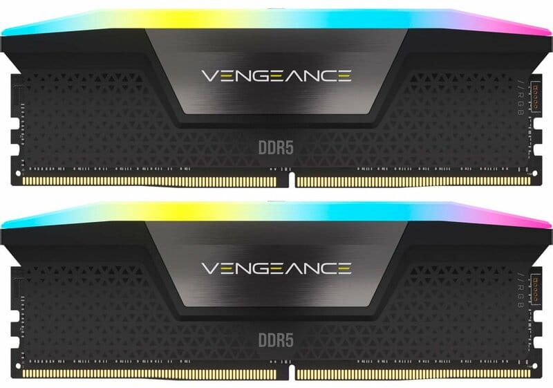 Модуль памяти DDR5 2x16GB/6400 Corsair Vengeance RGB Black (CMH32GX5M2B6400C36)