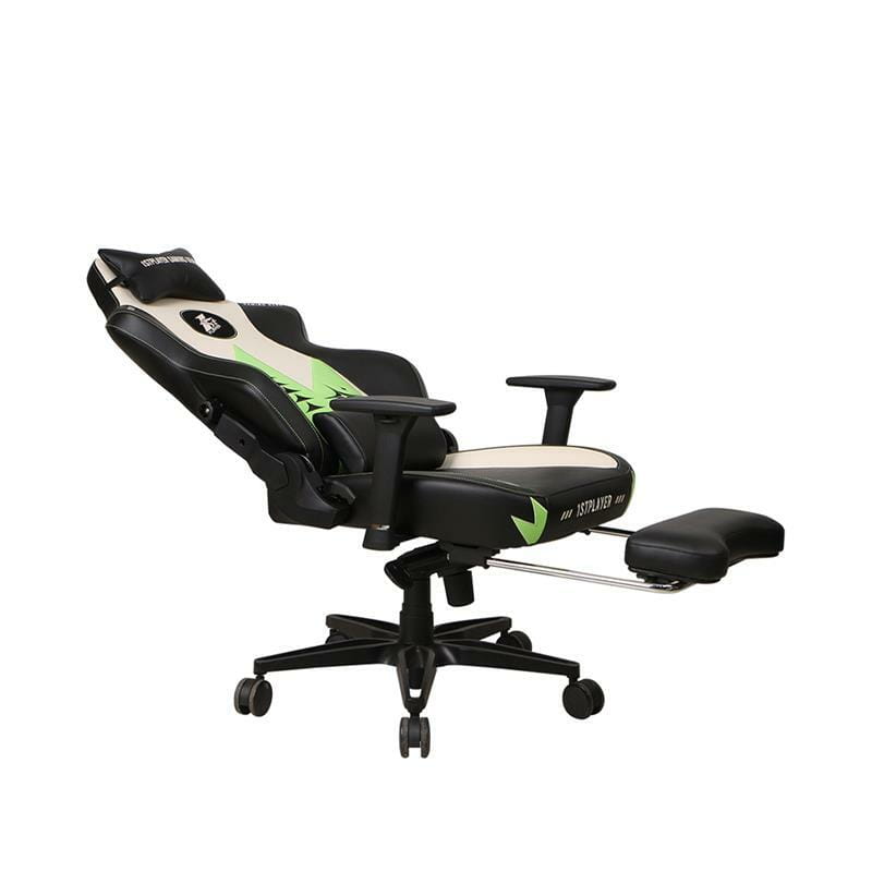 Кресло для геймеров 1stPlayer Duke Black-White-Green
