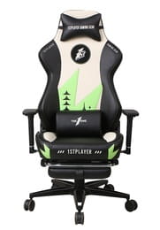 Крісло для геймерів 1stPlayer Duke Black-White-Green