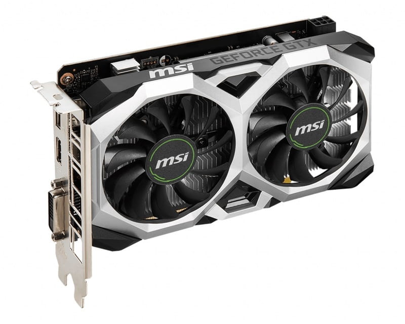 Видеокарта GF GTX 1650 4GB GDDR6 Ventus XS OCV1 MSI (GeForce GTX 1650 D6 VENTUS XS OCV1)