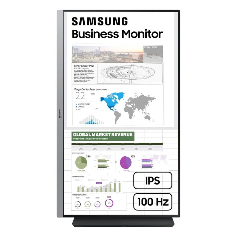 Монiтор Samsung 24" Essential LS24C430G (LS24C430GAIXCI) IPS Black 100Hz