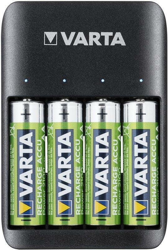 Зарядное устройство Varta Value USB Quattro Charger+4xAA 2100mAh (57652)
