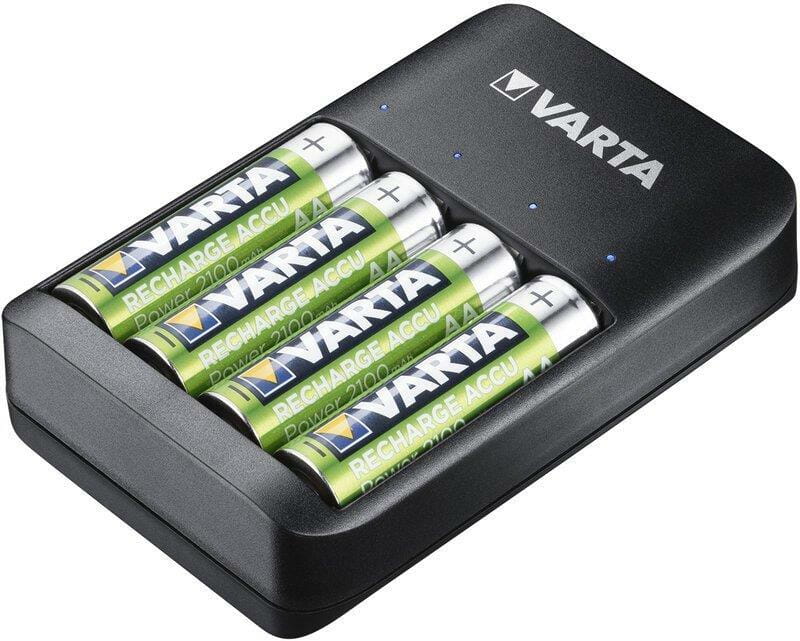 Зарядное устройство Varta Value USB Quattro Charger+4xAA 2100mAh (57652)