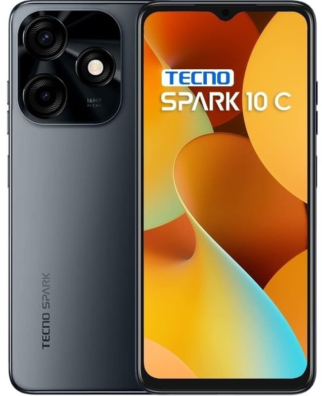 Смартфон Tecno Spark 10C (KI5k) 4/128GB Dual Sim Meta Black (4895180798153)
