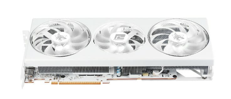 Видеокарта AMD Radeon RX 7800 XT 16GB GDDR6 Hellhound Spectral White PowerColor (RX 7800 XT 16G-L/OC/WHITE)