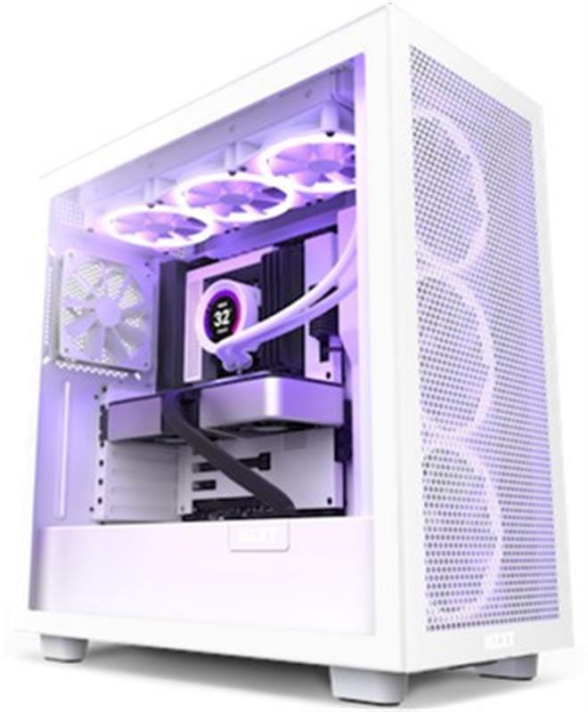 Корпус NZXT H7 Elite RGB White (CM-H71EW-02) без БП