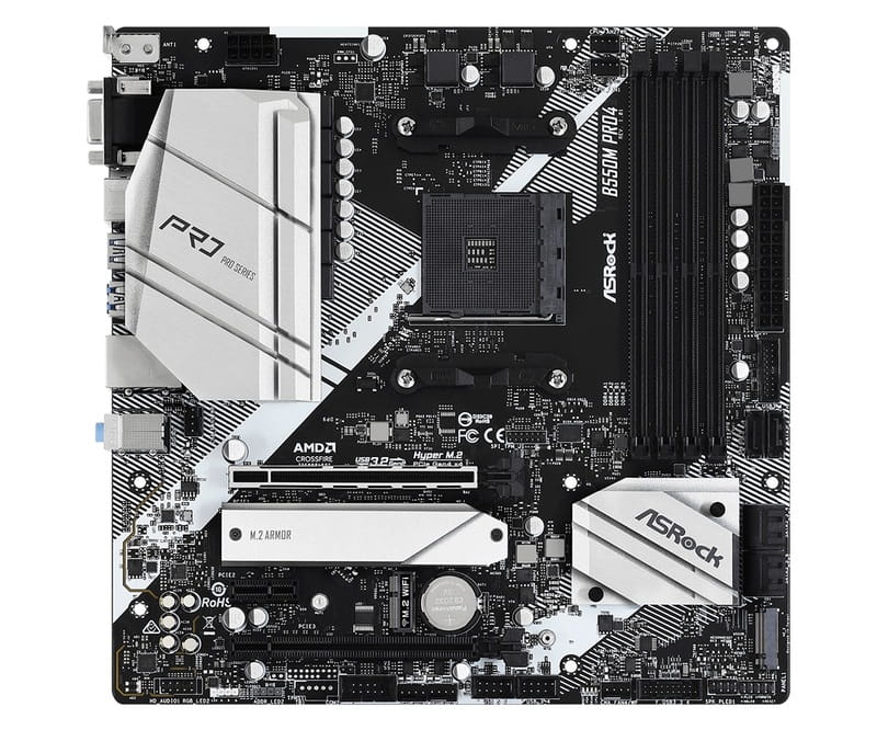 Материнская плата ASRock B550M Pro4 Socket AM4