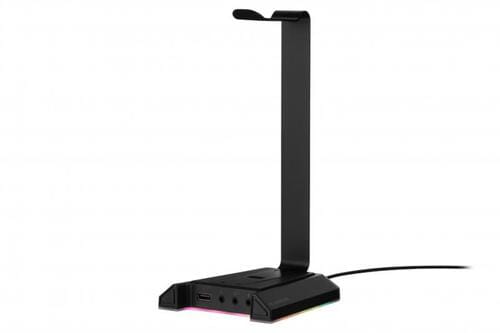 Фото - Аксессуары к портативу 2E Підставка для гарнітури 3 в 1  Gaming GST320 RGB 7.1 USB Black (-GST32 